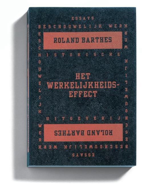 Het werkelijkheidseffect / Beschouwelijk werk / 4 R. Barthes, Boeken, Filosofie, Gelezen, Verzenden