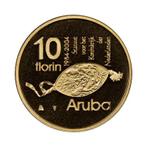 Gouden 10 Florin Aruba 1954-2004, Postzegels en Munten, Ophalen of Verzenden