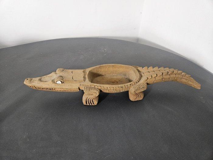 Krokodil-Schale 58 cm - Papoea-Nieuw-Guinea (Zonder, Antiek en Kunst, Kunst | Niet-Westerse kunst