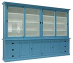 Buffetkast Lopik XXL oud blauw 350 x 240cm, Ophalen of Verzenden, Nieuw