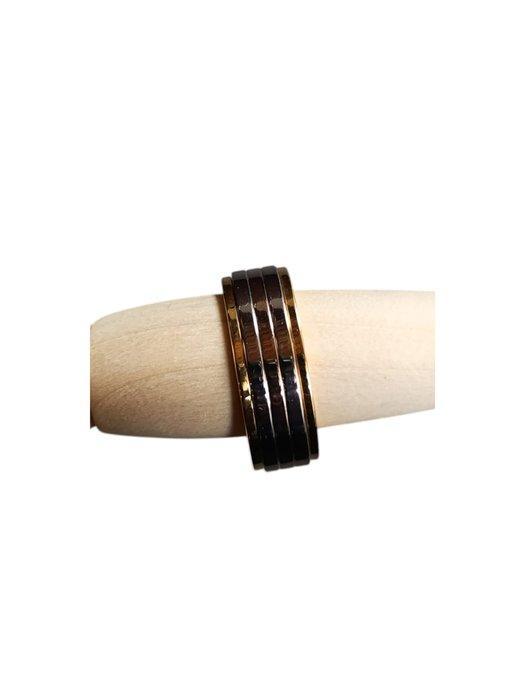 Zonder Minimumprijs - Ring - 9 kt. Geel goud, Roségoud,, Sieraden, Tassen en Uiterlijk, Ringen