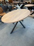 Ronda eettafel, smoked oak, lamulux, Huis en Inrichting, Nieuw, Overige materialen