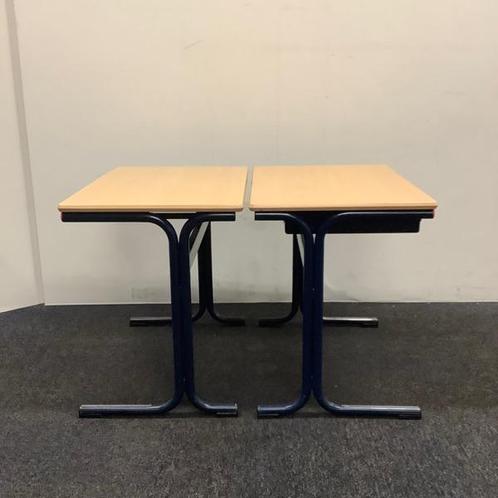 Tweedehands complete set van 10 stuks schooltafels, (stip, Huis en Inrichting, Tafelonderdelen, Gebruikt, Ophalen of Verzenden