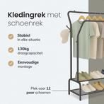 2dekans | Luft Kledingrek met schoenplanken - -, Ophalen of Verzenden, Zo goed als nieuw