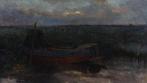 Willem Hendrik van der Nat (1864–1929) - Boot in sloot