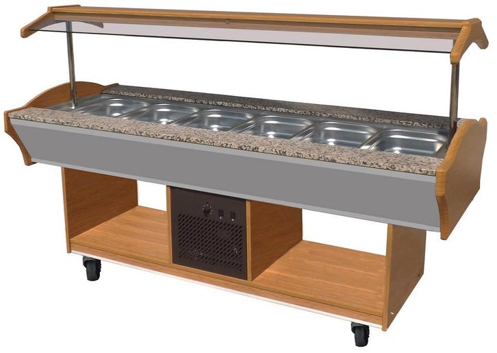 Gekoeld Buffet GN 6/1, Witgoed en Apparatuur, Koelkasten en IJskasten, Ophalen of Verzenden