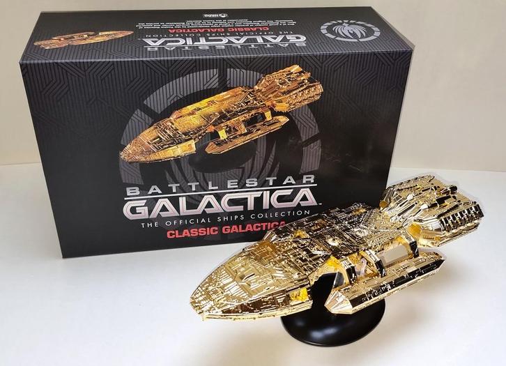Eaglemoss model - Scifi Battlestar Galactica Verguld BGS..., Verzamelen, Speelgoed