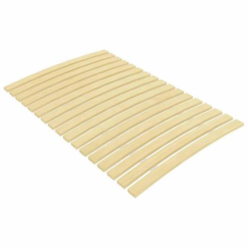vidaXL Lattenbodem met 17 latten 80x200 cm, Huis en Inrichting, Slaapkamer | Bedden, 80 cm, 200 cm, Bruin, Eenpersoons, Nieuw