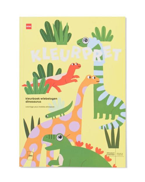 HEMA Kleurboek A4 wiebelogen, Boeken, Kinderboeken | Jeugd | onder 10 jaar, Nieuw, Verzenden