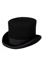 Luxe Hoge Hoed Zwart Hoog Model 61 100% Wol Heren Man Wolvil, Kleding | Heren, Hoeden en Petten, Ophalen of Verzenden, Nieuw