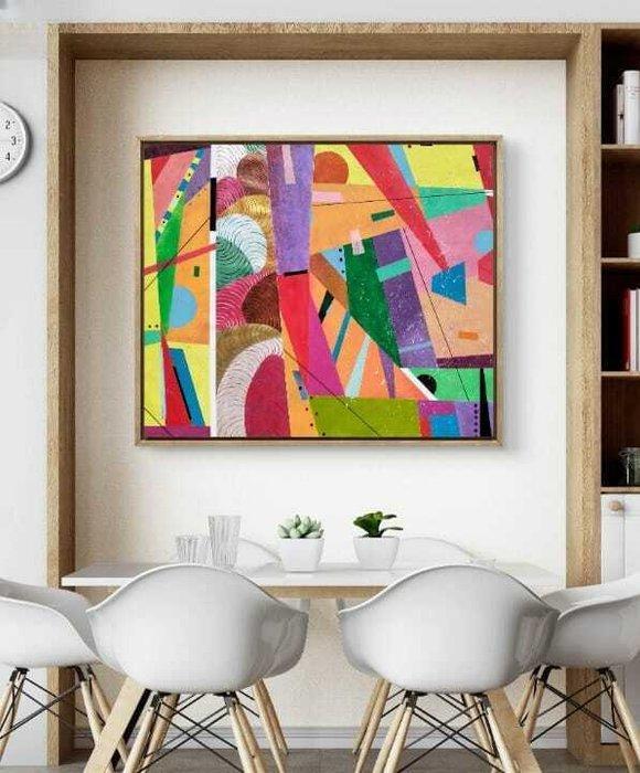 Milena Bernardini - Percorsi con brio - XL, Antiek en Kunst, Kunst | Schilderijen | Modern