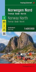 Wegenkaart - Landkaart Noorwegen 3 Noord Narvik - Freytag, Nieuw, Verzenden