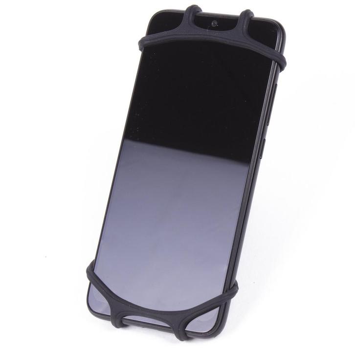 Benson Universele fiets telefoonhouder - verstelbaar - zwart, Fietsen en Brommers, Fietsonderdelen, Algemeen, Stuur, Nieuw, Ophalen of Verzenden