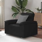 vidaXL Fauteuil 60 cm kunstleer zwart, Huis en Inrichting, Verzenden, Nieuw, Eenpersoons, Leer
