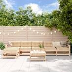 vidaXL 7-delige Loungeset massief grenenhout, Tuin en Terras, Tuinsets en Loungesets, Verzenden, Nieuw, 7 zitplaatsen, Loungeset