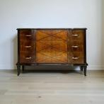 Ladekast - Hout, Messing, Walnoot