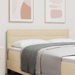 vidaXL Hoofdbord Crème 160 cm Stof, Verzenden, Nieuw, Crème, Stof