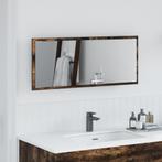 vidaXL LED Badkamer Spiegel Gerookt Eiken 90x8,5x37 cm, Verzenden, Nieuw