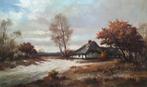 H. Debeuf (XX) - Landschap met boerderij