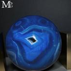 Natuurlijk geverfde Agata - Bol Prachtige agaatbol - Hoogte: