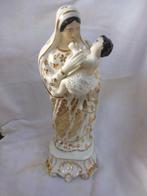 Vieux Brussel - Figuur - Madonna met kind - 34 cm - Vieux, Antiek en Kunst