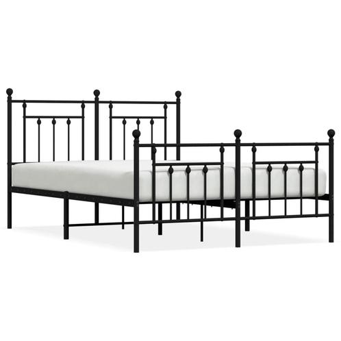 Bedframe Zwart 140x190 - Retourdeal - Stevig & Stijlvol -..., Huis en Inrichting, Slaapkamer | Bedden, 140 cm, 190 cm of minder