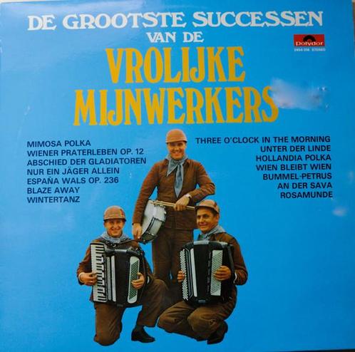 Lp - De Vrolijke Mijnwerkers - De Grootste Successen Van De, Cd's en Dvd's, Vinyl | Wereldmuziek, Verzenden