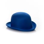 Blauwe Bolhoed Satijn, Verzenden, Nieuw