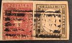 Italiaanse oude staten - Toscane 1861/1861 - Fragment van, Gestempeld
