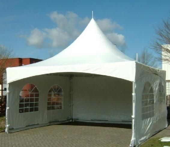 Stijlvolle PAGODE KEDER TENT RONDE PALEN - INCL ZIJWANDEN..., Tuin en Terras, Partytenten, Nieuw, Verzenden