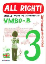 All Right! versie 2 Workbook 3 VMBO-B, Verzenden, Nieuw