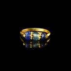 Oud-Romeins Ring met Romeinse glaskralen (Zonder