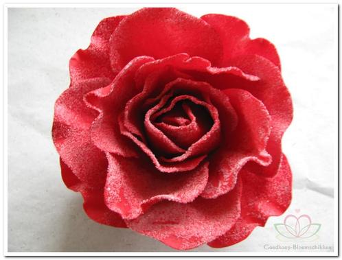 foam Rose Sophie 15cm. snow Red Doos12 voordeelpak, Huis en Inrichting, Woonaccessoires | Kunstplanten en Kunstbloemen, Nieuw