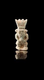 Oude Egypte, late periode Geglazuurde faience Amulet -