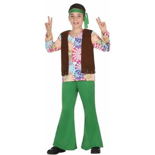 Jaren 60 hippie verkleedoutfit voor jongens - Jaren 60/ hi.., Kinderen en Baby's, Carnavalskleding en Verkleedspullen, Ophalen of Verzenden