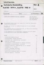 1983 Audi 80-90 Microfiche Technische Mededeling, Verzenden