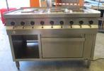 Elektrische Fornuis, Kookplaat met 6 branders en oven, 120cm, Witgoed en Apparatuur, Ovens, Gebruikt