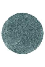 Rond Shaggy Vloerkleed | Sydney | Aqua | 80x80 cm, Huis en Inrichting, Stoffering | Tapijten en Kleden, Verzenden, Nieuw