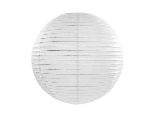 Witte Lampion Rond 35cm, Hobby en Vrije tijd, Feestartikelen, Nieuw, Verzenden