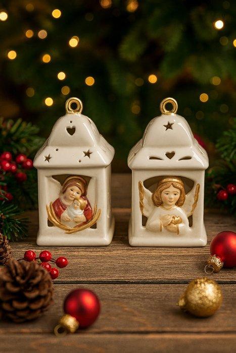 Beeldje - Een Paar Porseleinen theelichtjes - Porselein, Antiek en Kunst, Antiek | Boeken en Bijbels