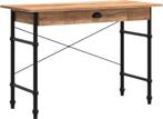 Computerbureau 110cm Eiken - Tweedekansje - OP=OP, Huis en Inrichting, Bureaus, Ophalen of Verzenden, Nieuw, Bureau