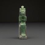 Replica van het oude Egyptisch Zittende God Osiris bronzen
