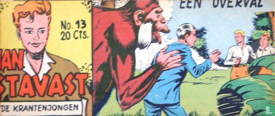Jan Stavast [Virgola] - Een overval - 1954, Boeken, Stripboeken, Zo goed als nieuw, Eén stripboek, Verzenden