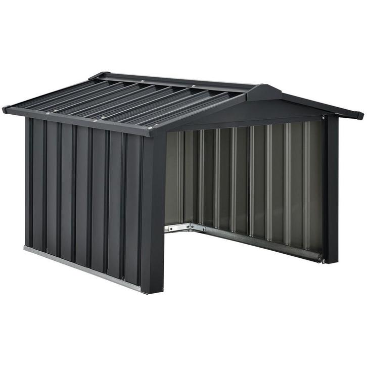 Metalen Maairobotgarage - 86 x 98 x 63cm - Antraciet, Tuin en Terras, Overige Tuin en Terras, Nieuw, Verzenden
