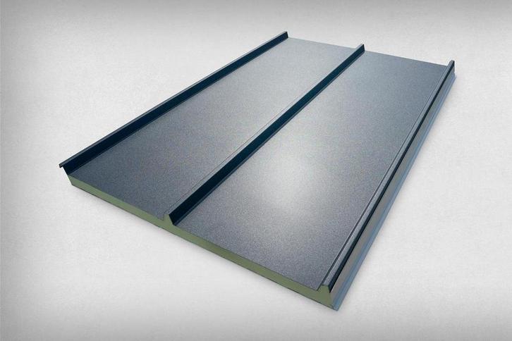 Felsplaat met isolatie - sandwichpaneel - zinken dak, Doe-het-zelf en Verbouw, Platen en Panelen, Nieuw, Overige materialen, Verzenden