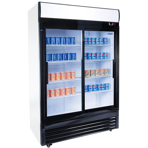 GGM Gastro | Drankenkoelkast - 880 liter - met 2 glazen |, Witgoed en Apparatuur, Koelkasten en IJskasten, 140 tot 160 cm, Nieuw