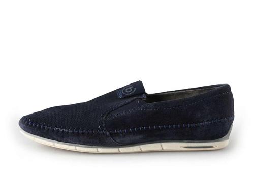 Bugatti Instappers in maat 43 Blauw | 10% extra korting, Kleding | Heren, Schoenen, Blauw, Zo goed als nieuw, Overige typen, Verzenden