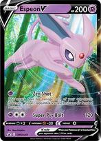 Espeon V swsh201 Sword&Shield Promos, Hobby en Vrije tijd, Verzamelkaartspellen | Pokémon, Ophalen of Verzenden, Nieuw, Losse kaart