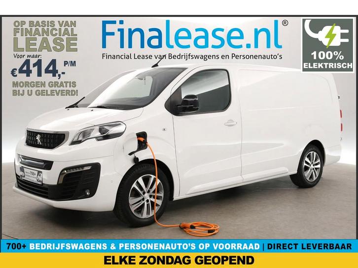Peugeot e-Expert 75 kWh L3H1 Innovation SOH 93% Snelladen, Auto's, Bestelauto's, Lease, Automaat, Elektrisch, Wit, Peugeot, Verzenden