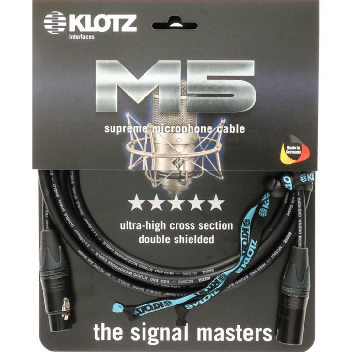 Klotz M5FM30 Professionele microfoonkabel 30 meter, Audio, Tv en Foto, Audiokabels en Televisiekabels, Verzenden